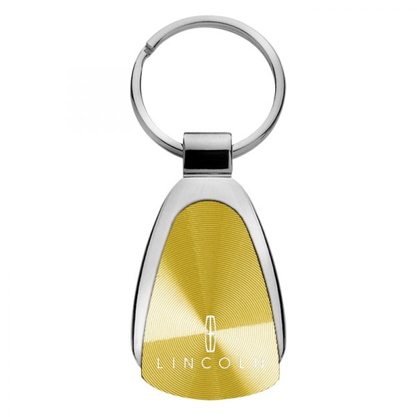 Autogold® - Lincoln Gold Teardrop Key Chain