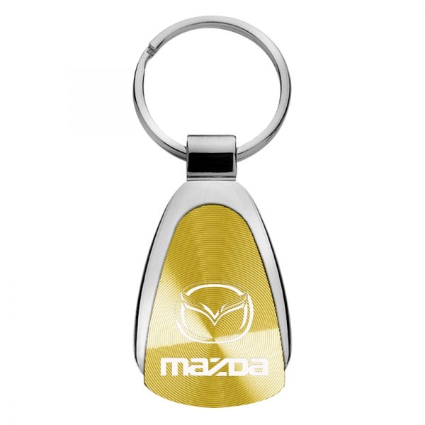 Autogold® - Mazda Gold Teardrop Key Chain