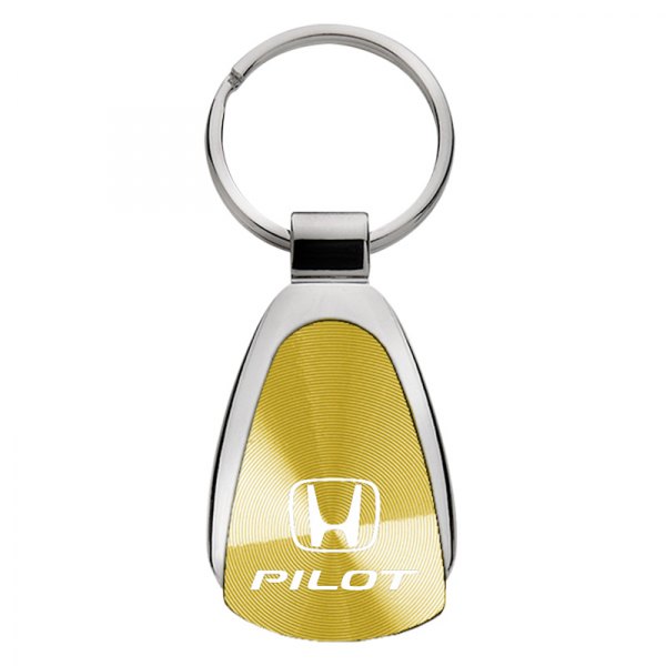 Autogold® - Pilot Gold Teardrop Key Chain