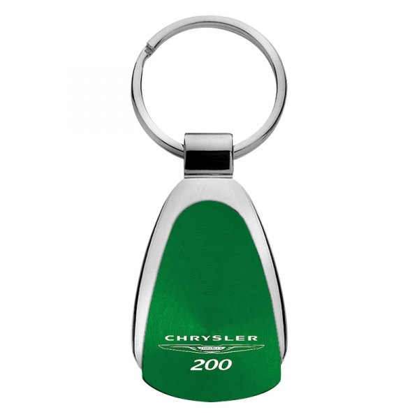 Autogold® - Chrysler 200 Green Teardrop Key Chain