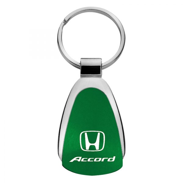 Autogold® - Accord Green Teardrop Key Chain