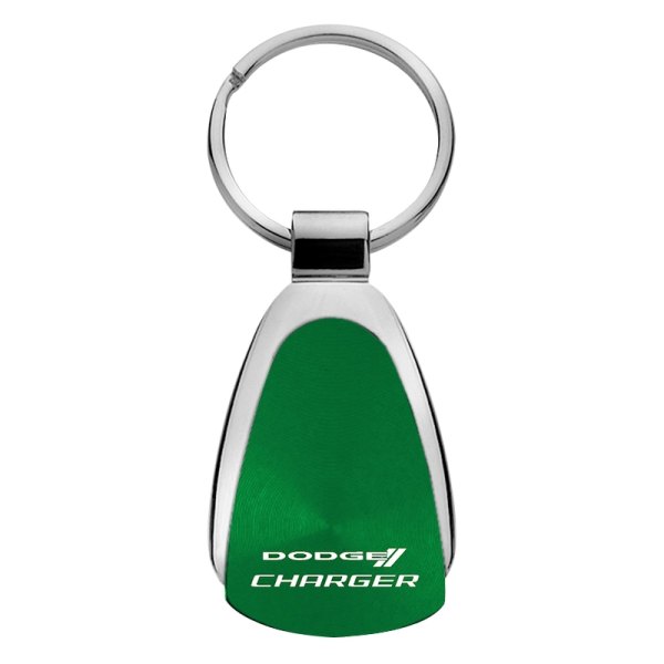 Autogold® - Charger Green Teardrop Key Chain