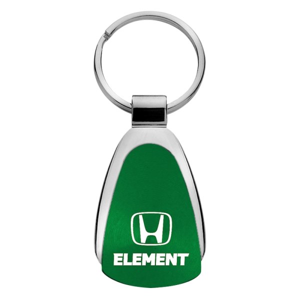 Autogold® - Element Green Teardrop Key Chain