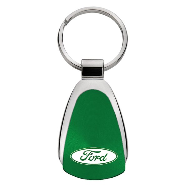 Autogold® - Ford Green Teardrop Key Chain