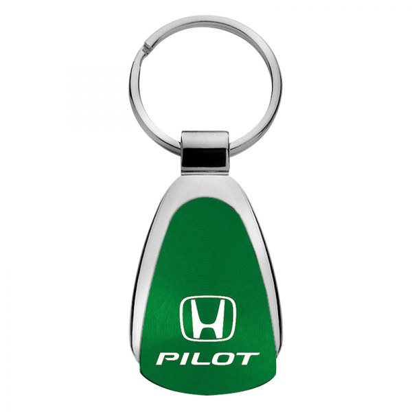 Autogold® - Pilot Green Teardrop Key Chain