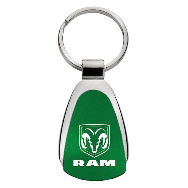 Autogold® - Ram Green Teardrop Key Chain