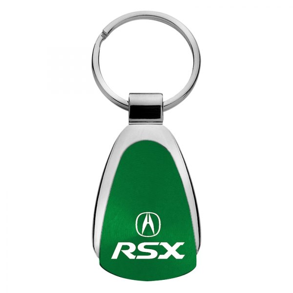 Autogold® - RSX Green Teardrop Key Chain