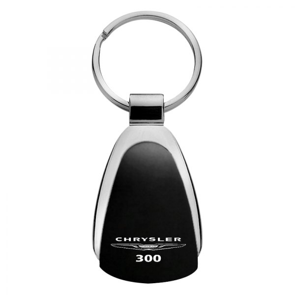 Autogold® - Chrysler 300 Black Teardrop Key Chain