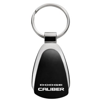 Autogold® - Caliber Black Teardrop Key Chain