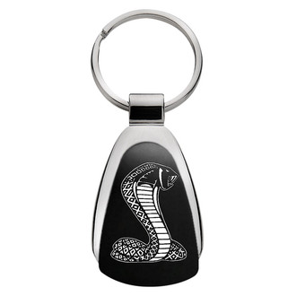 Autogold® - Cobra Black Teardrop Key Chain