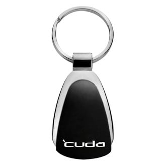 Autogold® - Cuda Black Teardrop Key Chain
