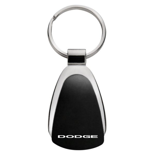 Autogold® - Dodge Black Teardrop Key Chain