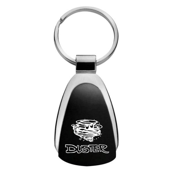 Autogold® - Duster Black Teardrop Key Chain