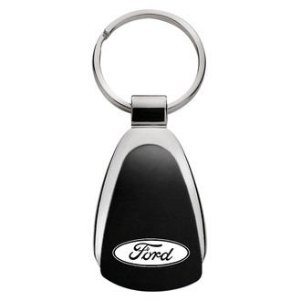 Autogold® - Ford Black Teardrop Key Chain