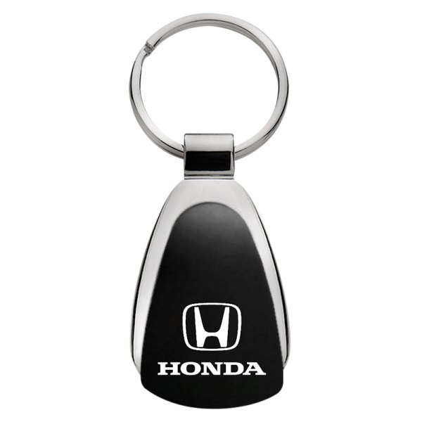 Autogold® - Honda Black Teardrop Key Chain