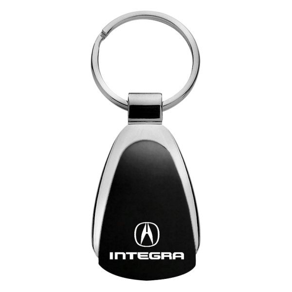 Autogold® - Integra Black Teardrop Key Chain