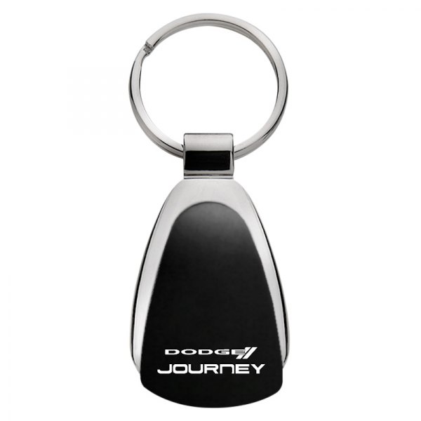 Autogold® - Journey Black Teardrop Key Chain