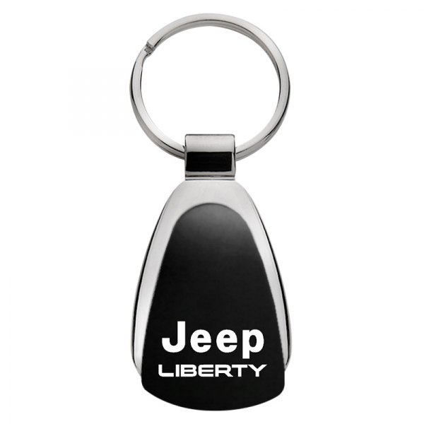 Autogold® - Liberty Black Teardrop Key Chain