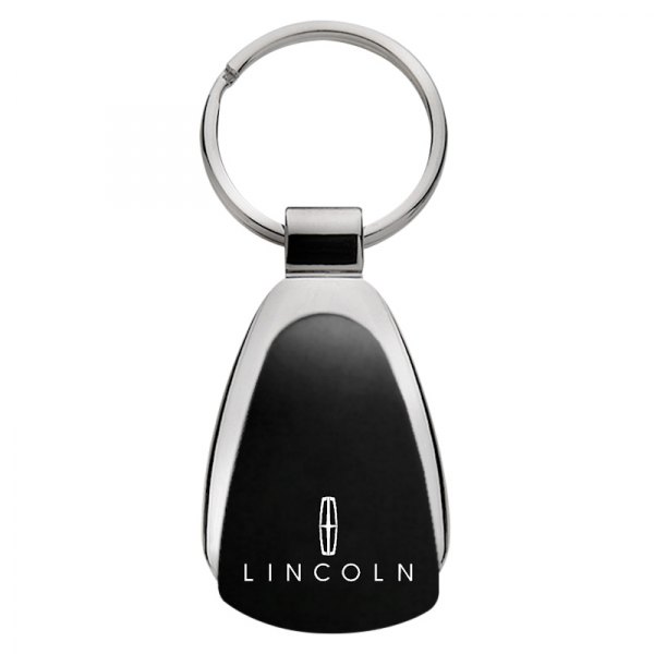 Autogold® - Lincoln Black Teardrop Key Chain