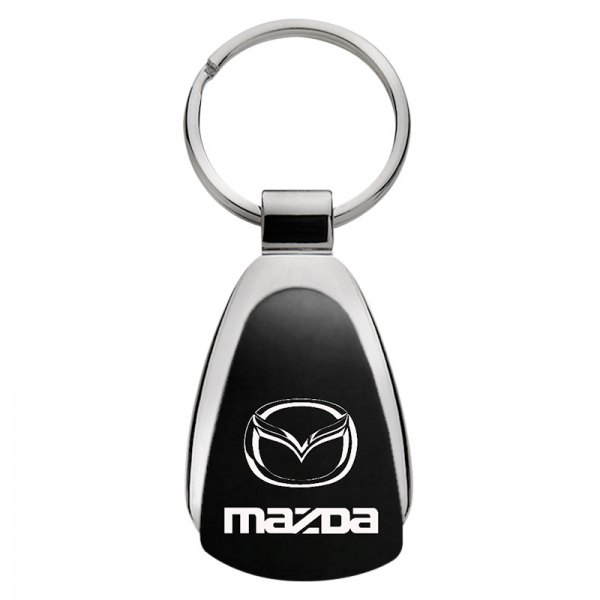 Autogold® - Mazda Black Teardrop Key Chain
