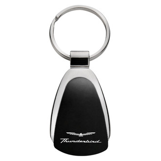 Autogold® - Thunderbird Black Teardrop Key Chain