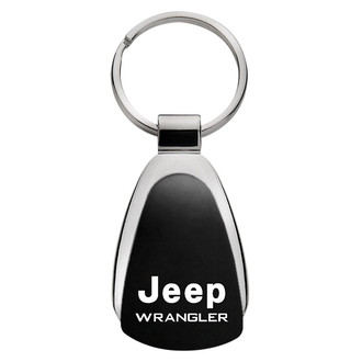 Autogold® - Wrangler Black Teardrop Key Chain
