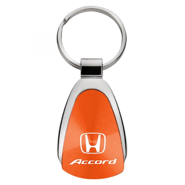 Autogold® - Accord Orange Teardrop Key Chain