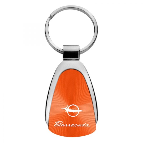 Autogold® - Barracuda Orange Teardrop Key Chain