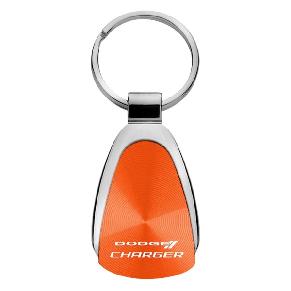 Autogold® - Charger Orange Teardrop Key Chain