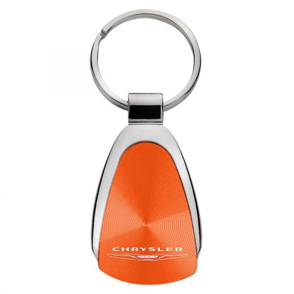 Autogold® - Chrysler Orange Teardrop Key Chain