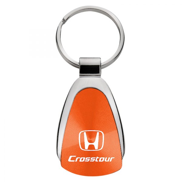 Autogold® - Crosstour Orange Teardrop Key Chain