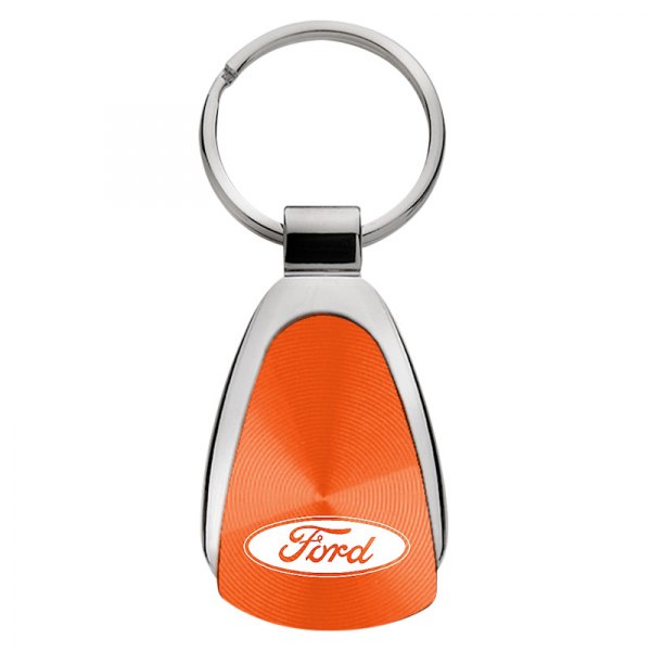 Autogold® - Ford Orange Teardrop Key Chain
