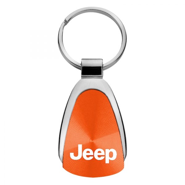 Autogold® - Jeep Orange Teardrop Key Chain