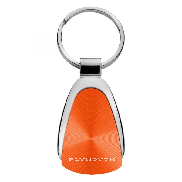 Autogold® - Plymouth Orange Teardrop Key Chain