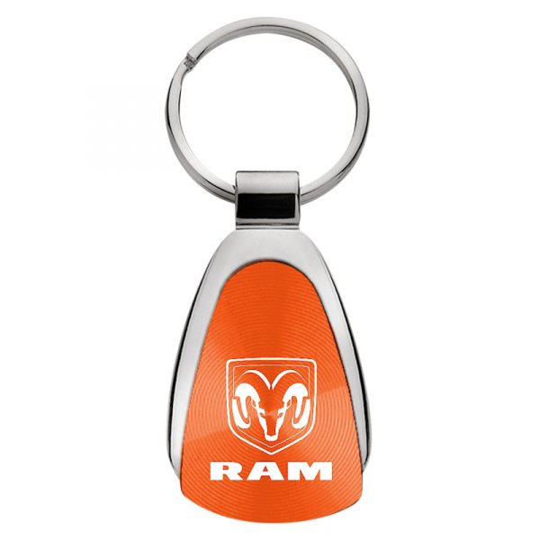 Autogold® - Ram Orange Teardrop Key Chain