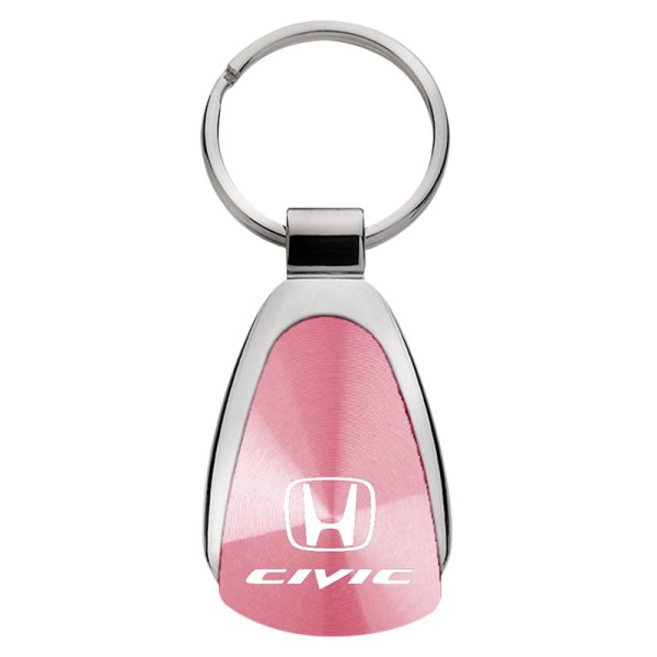 Autogold® - Civic Pink Teardrop Key Chain