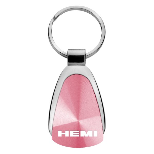 Autogold® - Hemi Name Pink Teardrop Key Chain