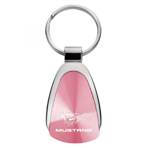 Autogold® - Mustang Pink Teardrop Key Chain