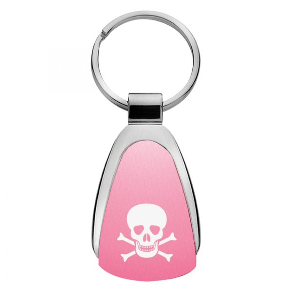 Autogold® - Skull Pink Teardrop Key Chain