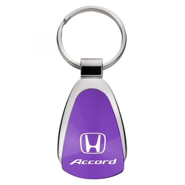 Autogold® - Accord Purple Teardrop Key Chain