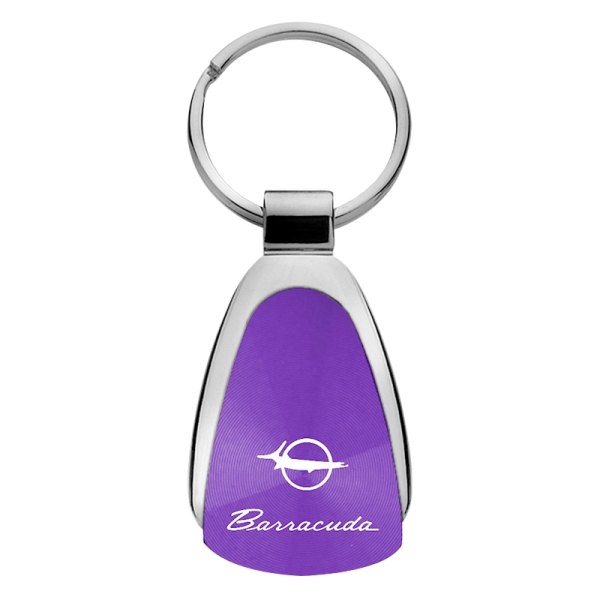 Autogold® - Barracuda Purple Teardrop Key Chain