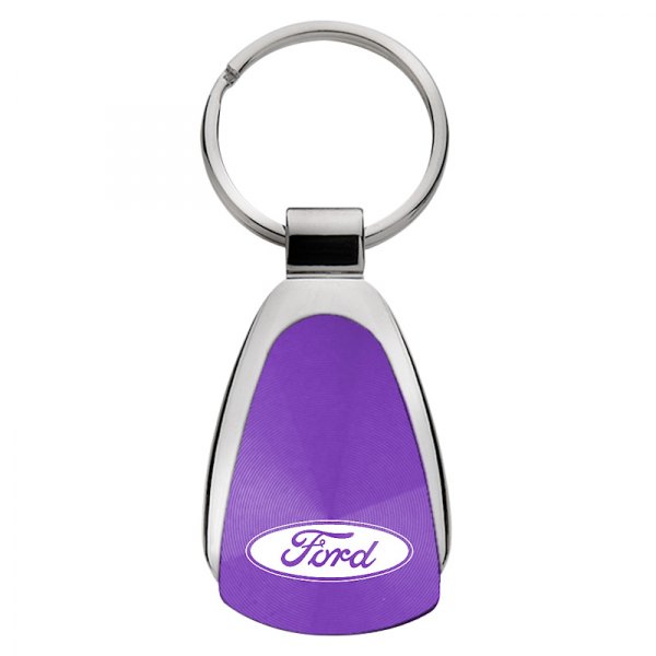 Autogold® - Ford Purple Teardrop Key Chain