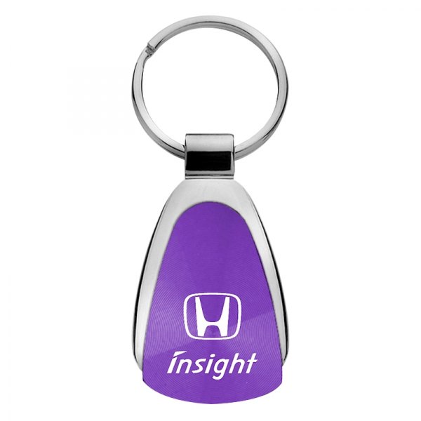 Autogold® - Insight Purple Teardrop Key Chain