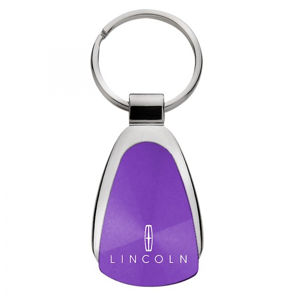 Autogold® - Lincoln Purple Teardrop Key Chain