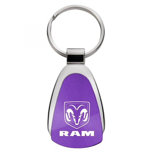 Autogold® - Ram Purple Teardrop Key Chain