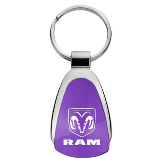 Autogold® - Ram Purple Teardrop Key Chain
