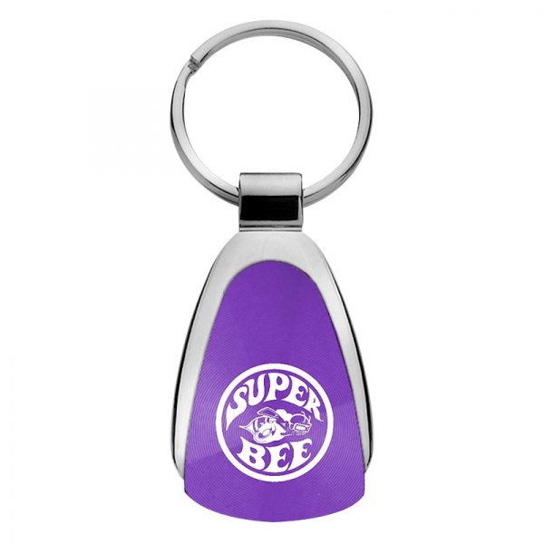 Autogold® - Super Bee Purple Teardrop Key Chain