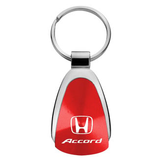 Autogold® - Accord Red Teardrop Key Chain