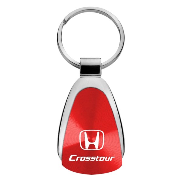 Autogold® - Crosstour Red Teardrop Key Chain