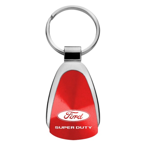 Autogold® - Super Duty Red Teardrop Key Chain